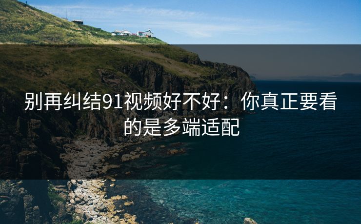 别再纠结91视频好不好：你真正要看的是多端适配